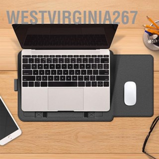 BWestvirginia267 กระเป๋าใส่แล็ปท็อป หนัง Pu พับได้ น้ําหนักเบา 13 นิ้ว 14 นิ้ว