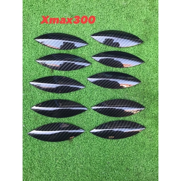กันรอยชุดสีxmax300ปี18–24งานabsชุบฟิมล์ลายคาร์บอนสวยใสเงาระบบ2k