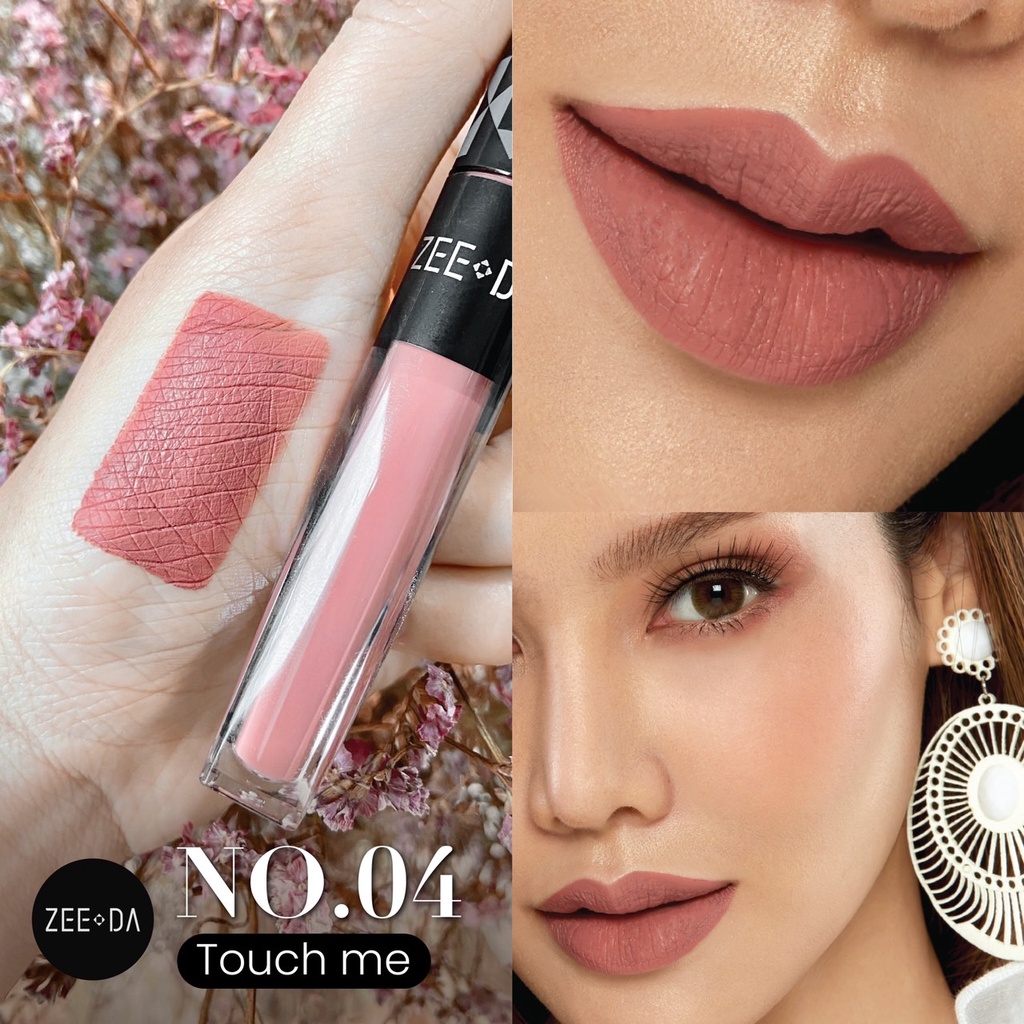#04 zeeda lip matte ติดทนไม่ติดหน้ากาก
