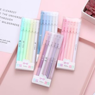 6 ชิ้น / เซต น่ารัก Morandi ต่างสี ปากกาเจล 0.5 มม. สีดํา เซ็น ปากกา โรงเรียน สีพื้น เรียบง่าย ย้อนยุค เรียบ สํานักงาน เขียน เครื่องเขียนนักเรียน