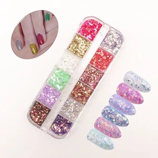 อะไหล่ตกแต่งเล็บ-กากเพชรวิ้งๆ/เพชรคละสี สำหรับตกแต่งเล็บ 🎀 พร้อมส่งในไทย🎀