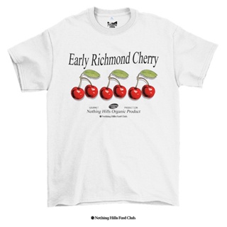 เสื้อยืดลาย Early Richmond Cherry( เชอร์รี่) Classic Cotton Unisex by 【Nothing Hills】