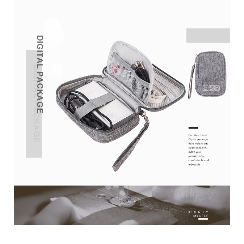 กระเป๋าเดินทาง Gadget Organizer กระเป๋า Gadget Organizer กระเป๋าเดินทางกระเป๋าสตางค์ผ้าใบวัสดุ Softc