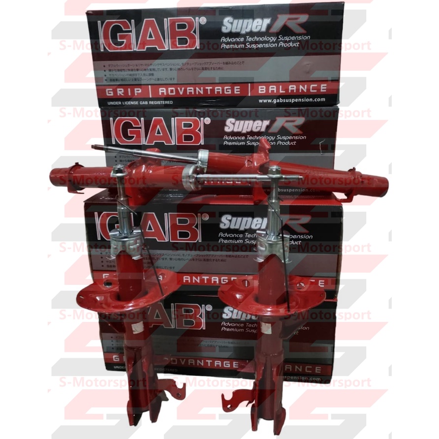 GAB SUPER-R HEAVY DUTY HYUNDAI ELANTRA / MATRIX / ELANTRA MD / ABSORBER FRONT & REAR