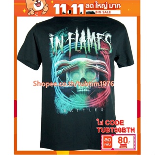 เสื้อวง In Flames เสื้อยืดแฟชั่นวงดนตรี เสื้อวินเทจ อิน เฟลมส์ IFM1592