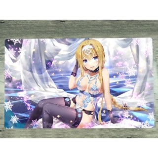 แผ่นรองเมาส์ ลาย Sword Art Online SAO Alice Synthesis Thirty TCG CCG สําหรับเล่นเกม