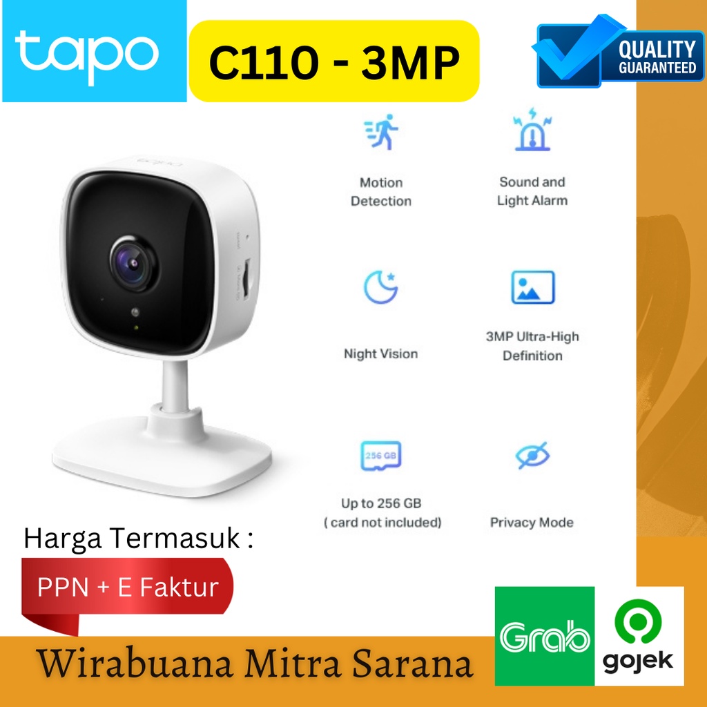 กล้องวงจรปิด WiFi Tapo C110 3MP