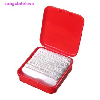 Coagulatelove สติกเกอร์ใส แบบสองด้าน ไม่ติดรอย สําหรับติดตกแต่ง 60 ชิ้น ต่อกล่อง [ขายดี]