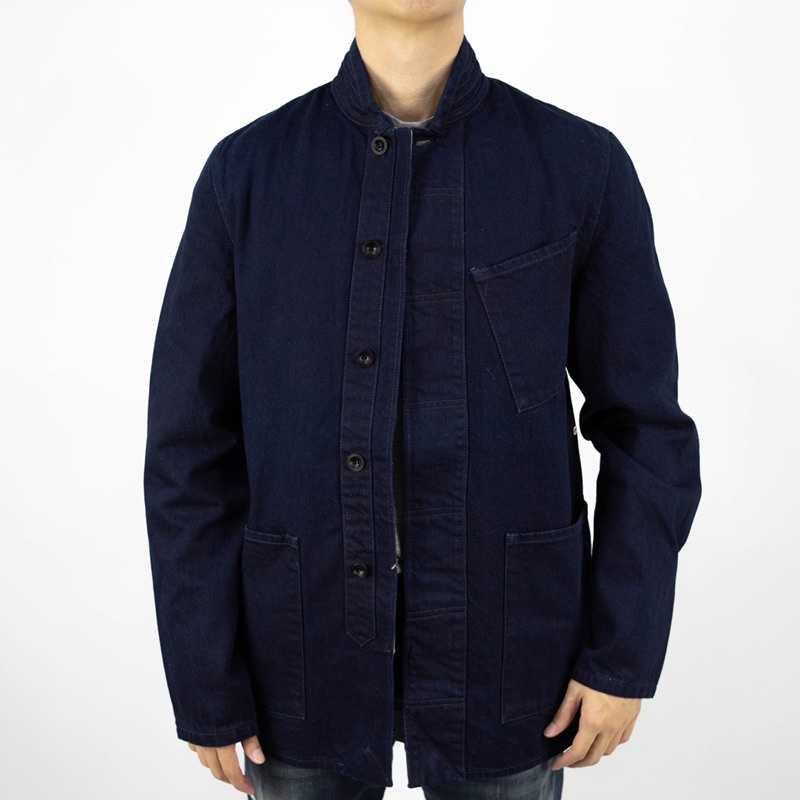 Nudie Jeans Julius Org Core Blue Jacket size M, L ของแท้ 100%