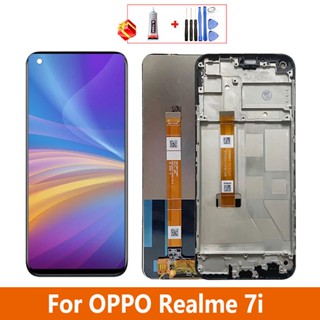 อะไหล่หน้าจอสัมผัส LCD แบบเปลี่ยน สําหรับ OPPO Realme 7i RMX2103 Rmx 2193