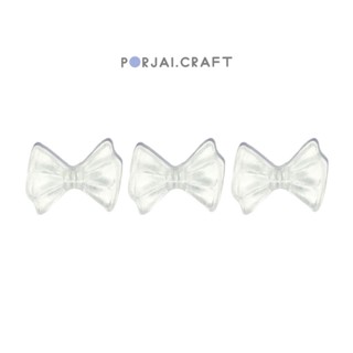 ลูกปัดโบว์ Bow beads 13mm