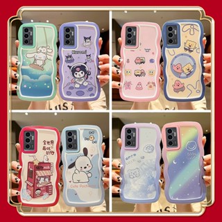 【fashion】เคส vivo v23e เคสโทรศัพท์มือถือแบบใส ลายคลื่นน่ารัก สําหรับ vivo v23e