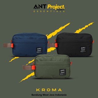 Ant PROJECT - Clucth Bag LINEAR BLACK กระเป๋าเก็บของ