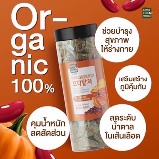 แท้💯%Nokchawon Pumpkin Red Bean Tea 60 ซอง