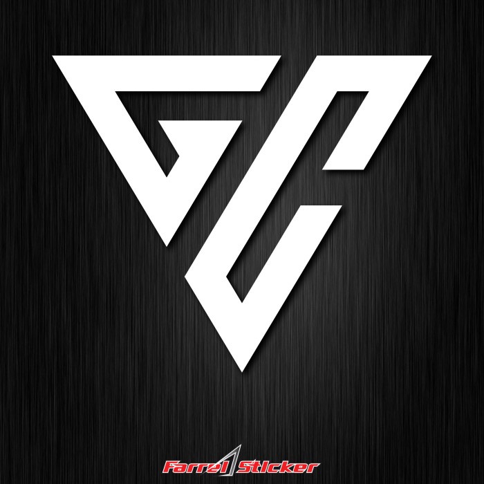 สติ๊กเกอร์โลโก้ GC VIRAL GC MOTOR HITS CUTTING สติ๊กเกอร์
