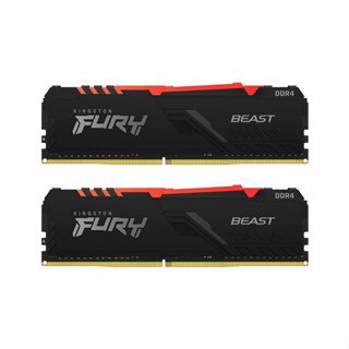 RAM DDR4(3200) 32GB (16GBX2) KINGSTON FURY BEAST RGB (KF432C16BB1AK2/32)