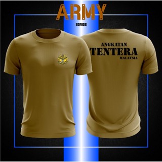 เสื้อยืดผ้าฝ้าย เสื้อยืด BAJU A T M TSHIRT ด้านหน้า TENTERA