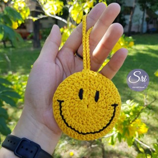 🔥พร้อมส่ง🔥 พวงกุญแจ กระจกสมายลี่ smiley😊