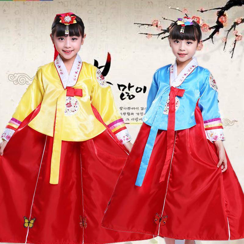 * ชุดฮันบก แบบเกาหลีแบบดั้งเดิม * ชุดฮันบกสำหรับเด็กการแสดงบนโต๊ะเต้นรำสำหรับเด็กชายและเด็กหญิงชุดเกาหลีแบบดั้งเดิมชุดพื