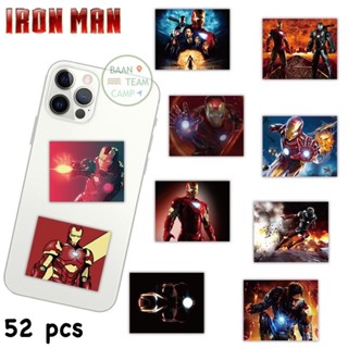 สติ๊กเกอร์ IRONMAN 362 ไอรอนแมน 52ชิ้น spiderman marvel มาเวล spider man ironman สไปเดอแมน ฮัค สไปเดอร์แมน ฮีโร่ hero