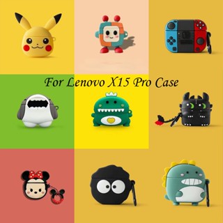 【imamura】เคสหูฟัง แบบนิ่ม ลายการ์ตูนหมีคุกกี้ และหุ่นยนต์ สําหรับ Lenovo X15 Pro