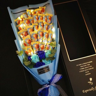 Lollipop Candy Bouquet กล่องของขวัญสำเร็จรูปสำหรับแฟน เด็ก เด็กชายและเด็กหญิง ของขวัญวันเกิดสำหรับเด็กชายและเด็กหญิง