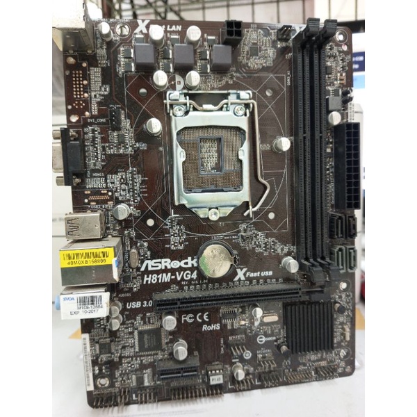 Mainboard 1150  ASROCK H81M-VG4 รองรับ Intel Gen4