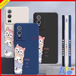 เคส Vivo Y76 5G Y30 5G Y12S Y20 Y21 y21t y33s Y33T T1X Y72 5G Y52 5G Y50 Y30 Y31 เคสโทรศัพท์มือถือ ลายสุนัขน่ารัก GG สําหรับ