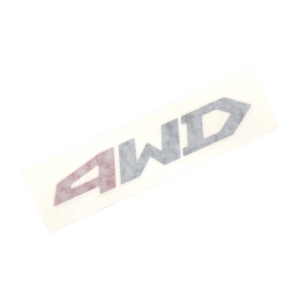 สติกเกอร์ฝาท้าย DMAX แท้ห้าง "4WD" (8-97301860-0) [88820231] (1แผ่น)