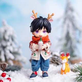 Ob11 ชุดเสื้อผ้าตุ๊กตา ลายคริสต์มาส YMY Nendoroid GSC YMY obitsu11 1/12 BJD