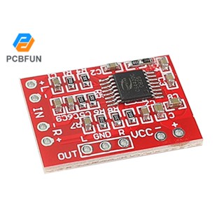 Pcbfun CS4420 บอร์ดโมดูลขยายเสียงสเตอริโอ 130mw