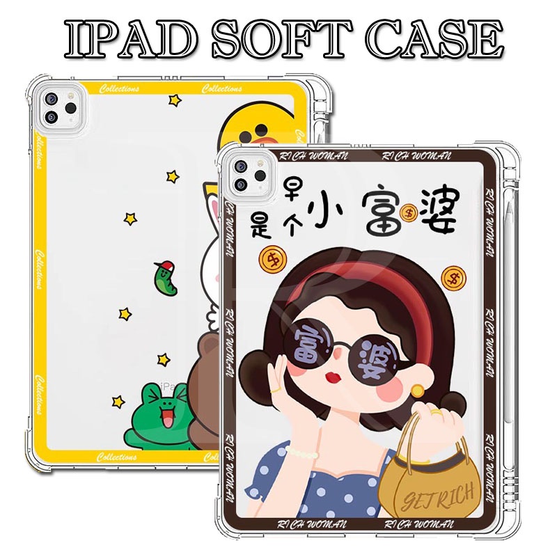 เคส พร้อมช่องใส่ปากกา สําหรับ iPad 10.2 Gen7 8 9 Air 4 5 10.9 gen5 6 9.7 Air3 10.5 iPad Air1 2 9.7pro11 PW