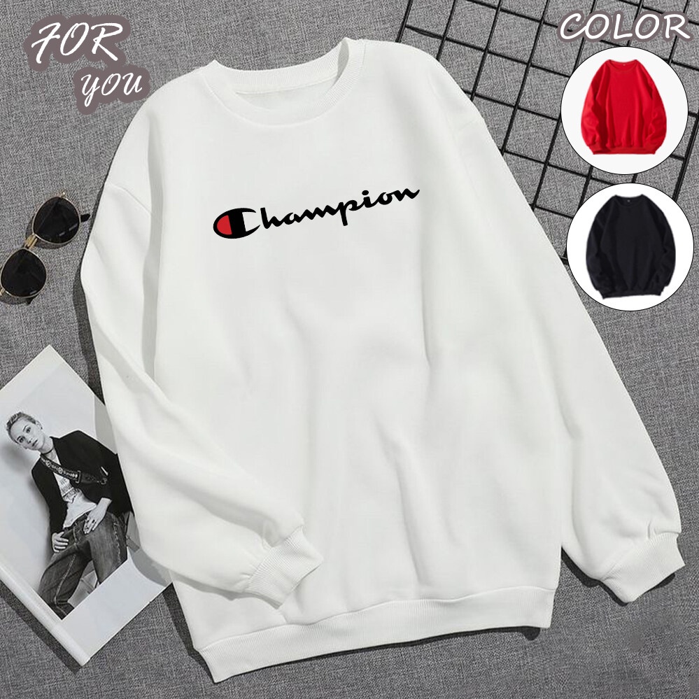 เสื้อแขนยาว Champion แชมเปี้ยน ผ้าเกรด A แบบสวม เสื้อกันหนาว เสื้อแจ็คเก็ต งานดีแน่นอน หนานุ่มใส่สบาย