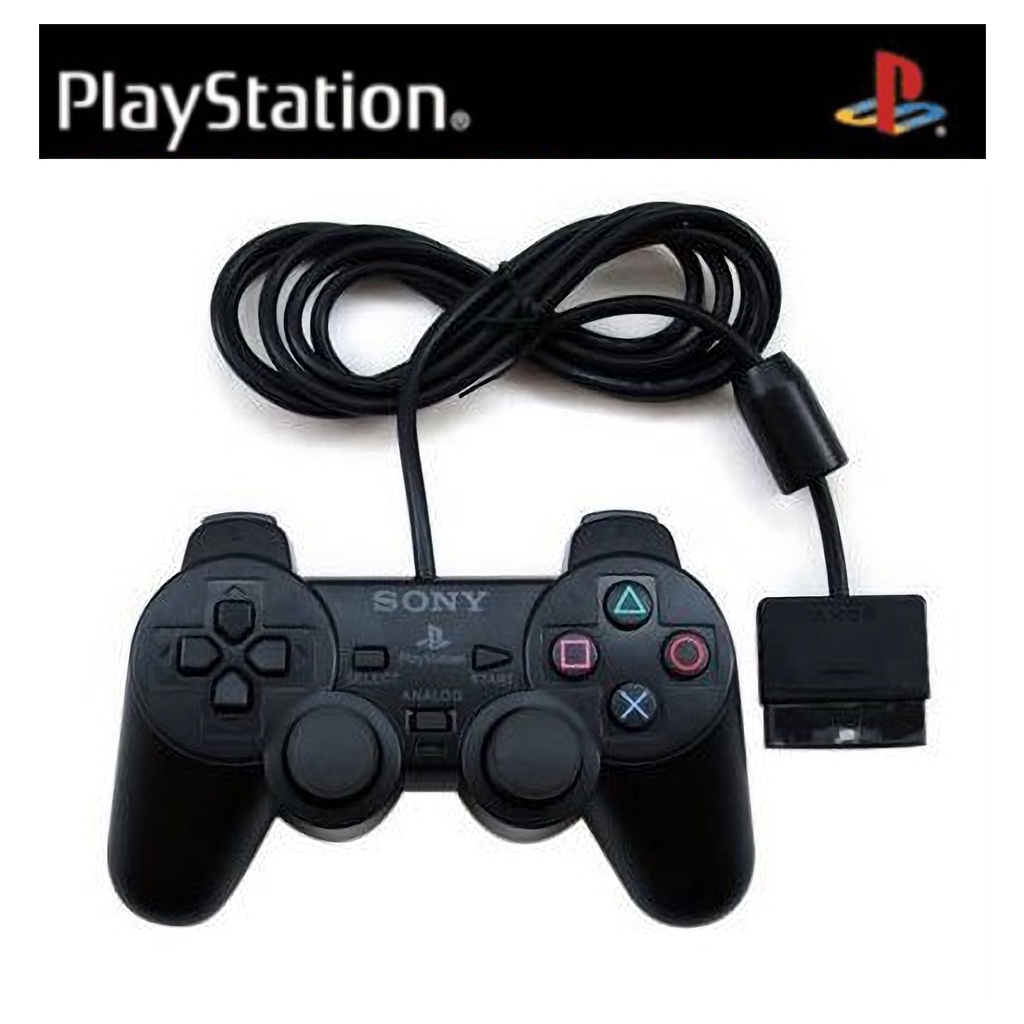 ส่งฟรี! พร้อมส่ง จอย​ ps2/จอยเกมps2 Playstation 2 จอยเกมคอนโทรลเลอร์ สำหรับ PS2 Sony PlayStation 2