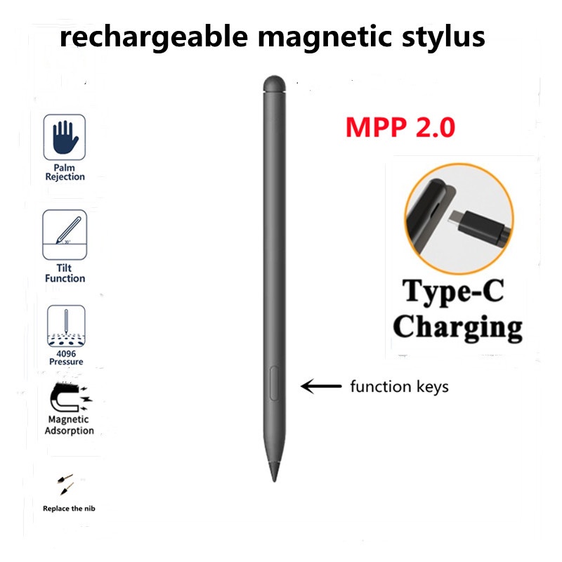 Surface Pro Stylus Pen Capacitive Pencil 4096 Pressure Sensitive