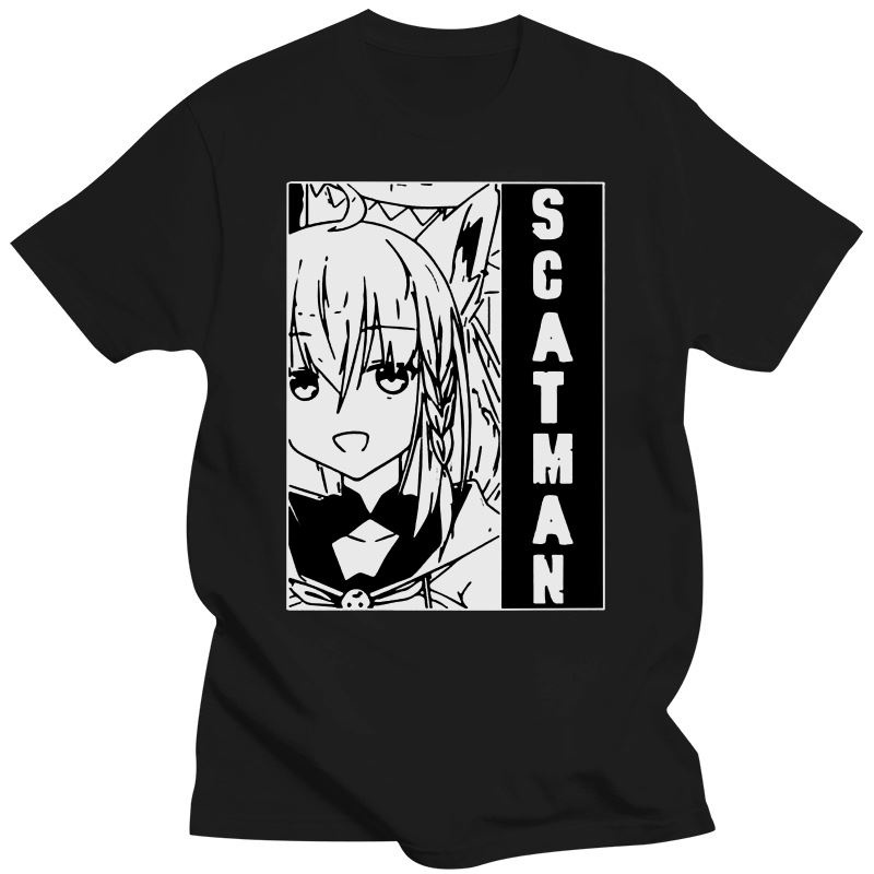 เสื้อยืด เสื้อแบรนด์เนม Scatman Fubuki Hololive สําหรับผู้ชาย