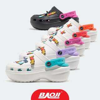 Baoji Collection บาโอจิ รองเท้าแตะ รองเท้าแบบสวม รองเท้าหัวโต สำหรับผู้หญิง W Clog Bae Cool Color B037-116 (520)