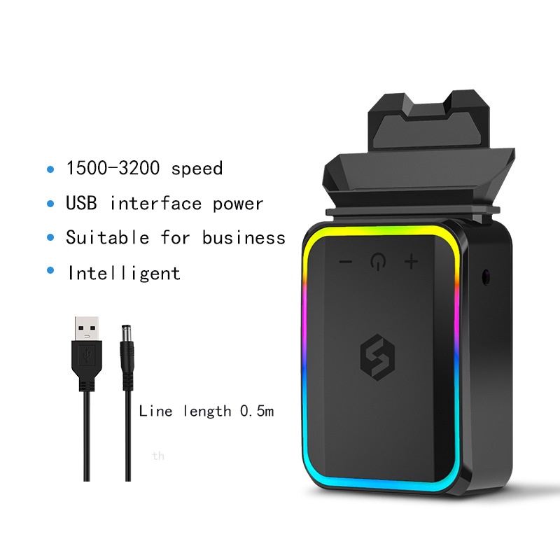 NEW Vacuum Portable Notebook Laptop Cooler USB Air External Extracting Cooling Fan for Laptop Speed Adjustablel #8