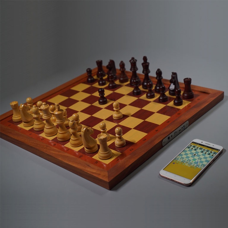 Smart Electronic Chessboard International Chess Wood Chess Game Bluetooth support for the National C