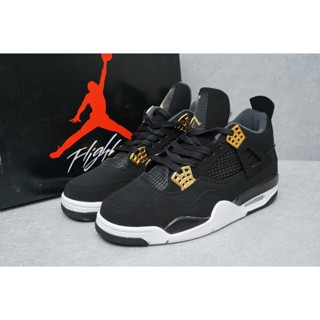 รองเท้าบาสเก็ตบอล Air Jordan 4 AJ4 Retro big size UK 12 พร้อมกล่อง และเชือกผูก DLS4 ADOK 4 สี