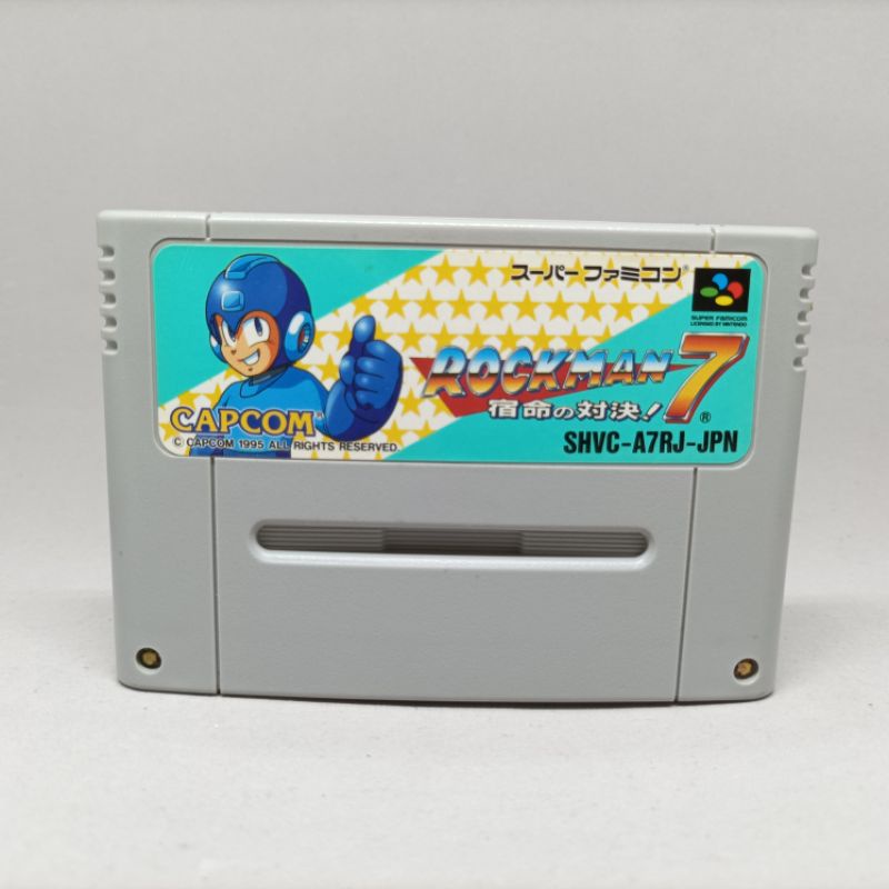 Rockman 7 | ตลับเกมส์แท้ Nintendo Super Famicom | SFC | Japan | SHVC-A7RJ-JPN