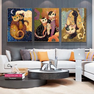 โปสเตอร์ภาพวาด รูปสัตว์ Climut Abstract สําหรับตกแต่งบ้าน