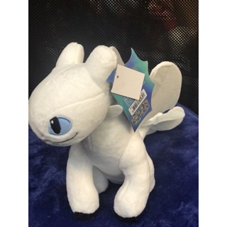 ตุ๊กตามังกรขาว Light Fury   ขนาด 8  นิ้ว