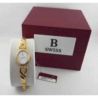 นาฬิกา B SWISS WOMENS 00.90006.10.13.21 SWISS QUARTZ พร้อมกล่อง (ใหม่)