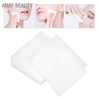 [คลังสินค้าใส]Aday Beauty Makeup Cotton Pads Removal Nail Polish Cleaning Non‑Woven Disposable Facial Wipes 40PCS