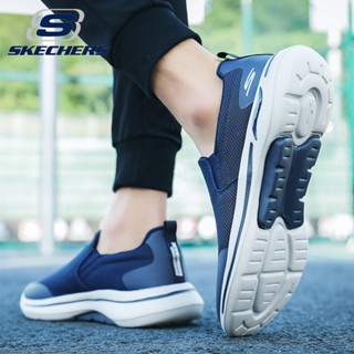 พร้อมส่ง Skechers_ GOWALK Arch Fit รองเท้ากีฬาลําลอง แบบสลิปออน พลัสไซซ์ สําหรับผู้ชาย ไซซ์ 40-45