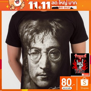 เสื้อวง John Lennon เสื้อยืดลาย จอห์น เลนนอน เสื้อยืด วงดนตรี เสื้อวินเทจ RCM1355