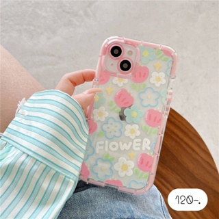 เคสใส เคสใสลายดอกไม้ เคสลายดอกไม้ 💐เรืองแสงดอกไม้รวม