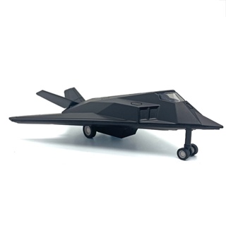 โมเดลทหาร F117 F-117 stealth Fighter Nighthawk Fighter Diecast โลหะ แบบดึงถอยหลัง ของเล่น สําหรับเด็ก เก็บสะสม ของขวัญ