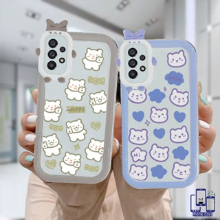 เคสโทรศัพท์มือถือแบบนิ่ม แฟชั่นการ์ตูน Samsung A13 A23 A32 A52 A12 A03 A51 A22 M22 M32 A04S M23 F23 A03S A50 A02S A20 A50S A30S A52S A30 M12 A125 A13 Life F12 M10S M40S A515F M02S A025 F02S เคส